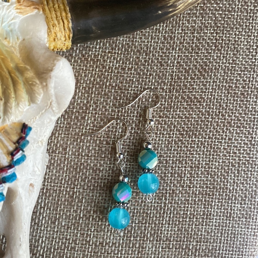 Southwestern Beaded Earrings - Handmade by Me